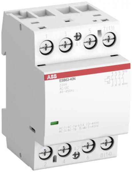 Abb ESB63-40N-06 ESB63-40N-06 Installationsschütz 4S/0Ö, 230 V AC/DC