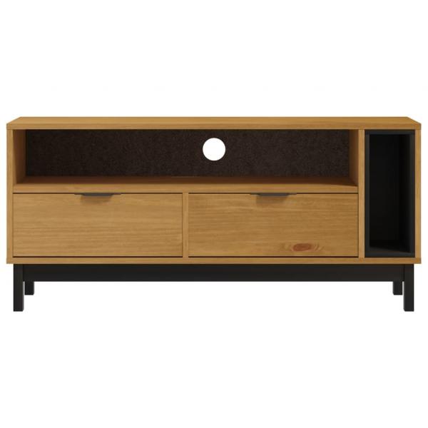 TV-Schrank FLAM 110x40x50 cm Massivholz Kiefer