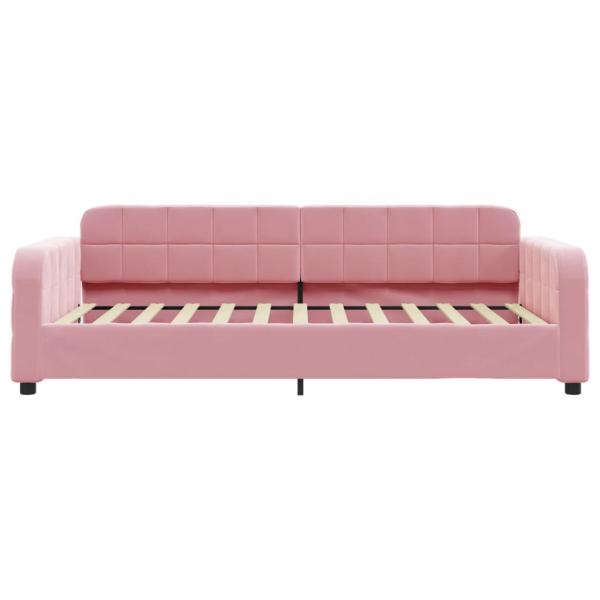 Tagesbett Rosa 100x200 cm Samt