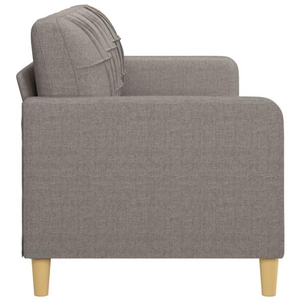 3-Sitzer-Sofa Taupe 180 cm Stoff