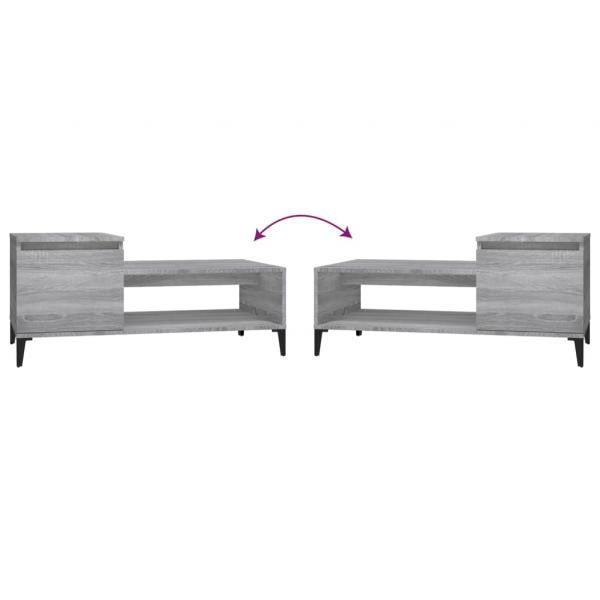 Couchtisch Grau Sonoma 100x50x45 cm Holzwerkstoff