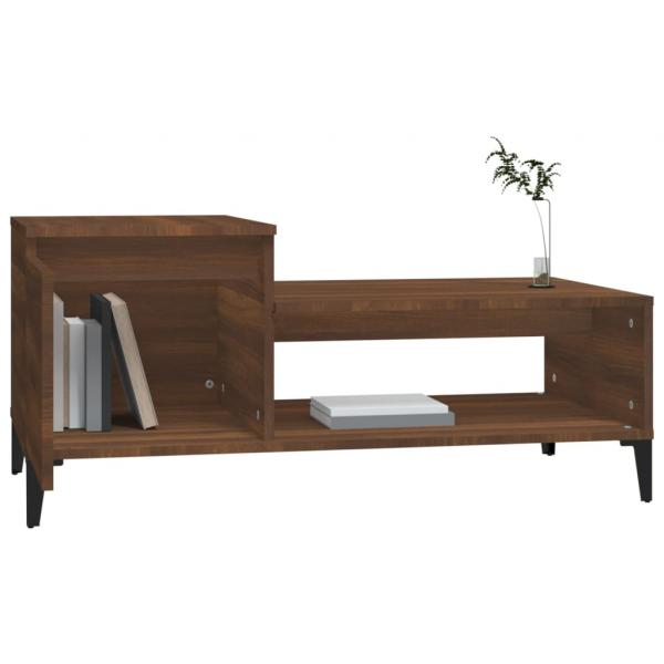 Couchtisch Braun Eichen-Optik 100x50x45 cm Holzwerkstoff