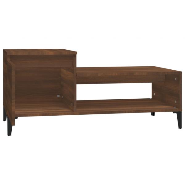 Couchtisch Braun Eichen-Optik 100x50x45 cm Holzwerkstoff