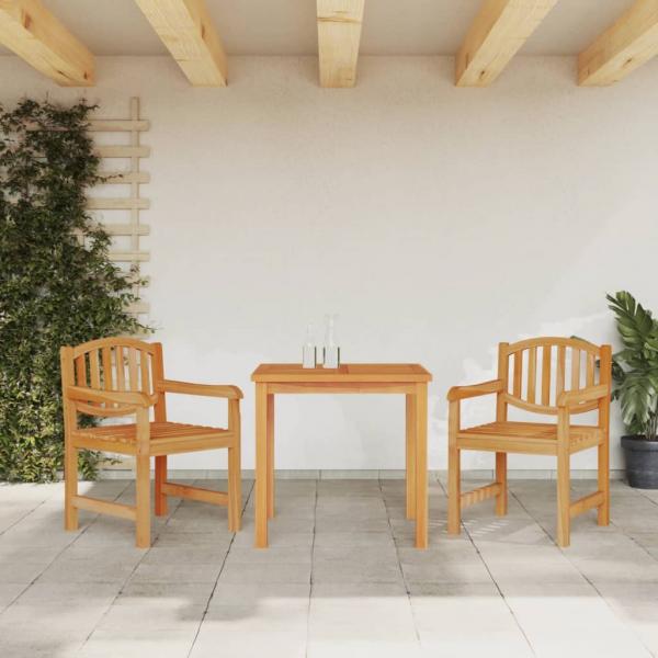 ARDEBO.de - 3-tlg. Garten-Essgruppe Massivholz Teak