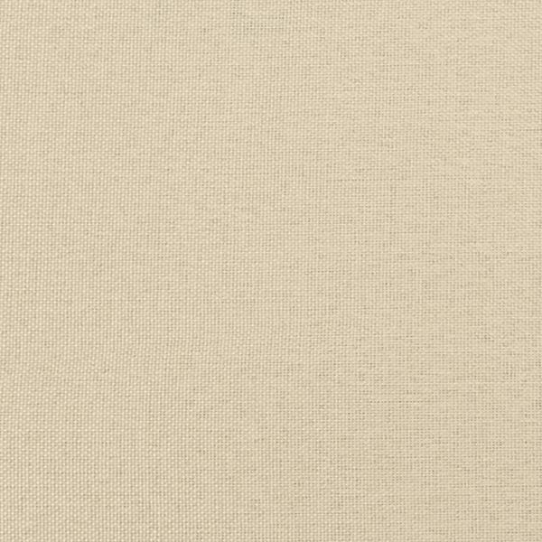 Tagesbett Creme 80x200 cm Stoff