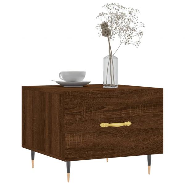 Couchtische 2 Stk. Braun Eichen-Optik 50x50x40 cm Holzwerkstoff