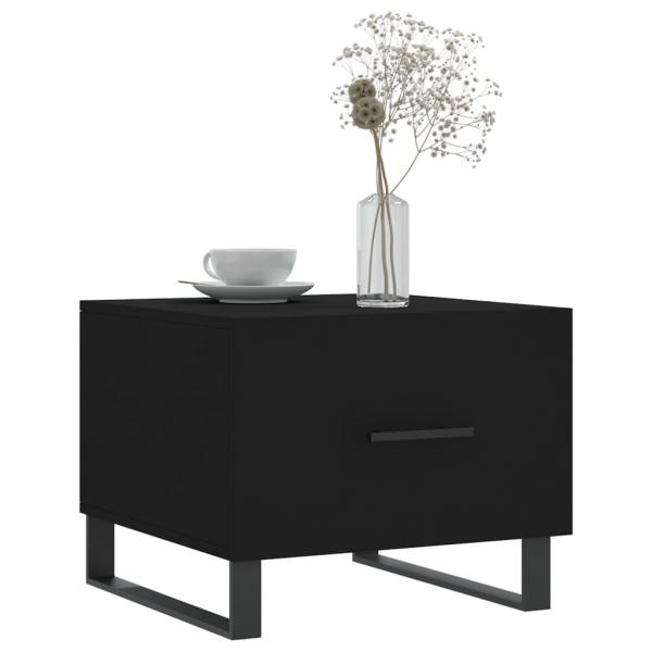 Couchtische 2 Stk. Schwarz 50x50x40 cm Holzwerkstoff