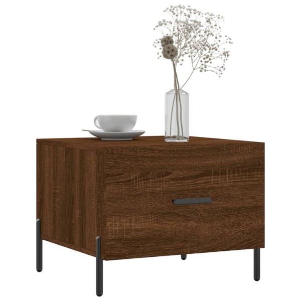 Couchtische 2 Stk. Braun Eichen-Optik 50x50x40 cm Holzwerkstoff