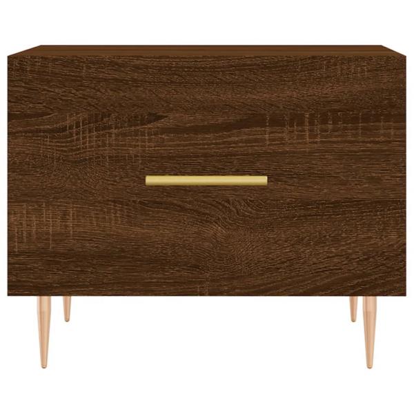 Couchtische 2 Stk. Braun Eichen-Optik 50x50x40 cm Holzwerkstoff