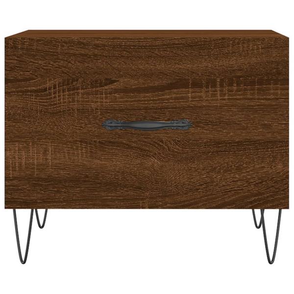 Couchtische 2 Stk. Braun Eichen-Optik 50x50x40 cm Holzwerkstoff