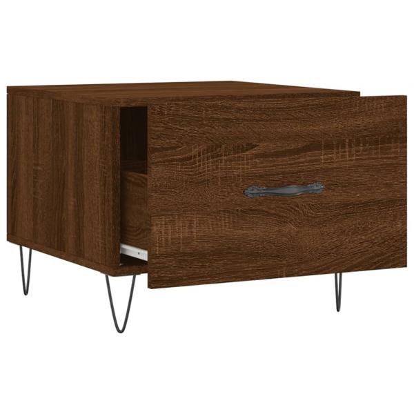 Couchtische 2 Stk. Braun Eichen-Optik 50x50x40 cm Holzwerkstoff