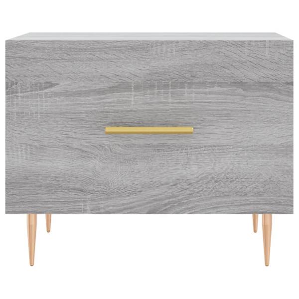 Couchtische 2 Stk. Grau Sonoma 50x50x40 cm Holzwerkstoff