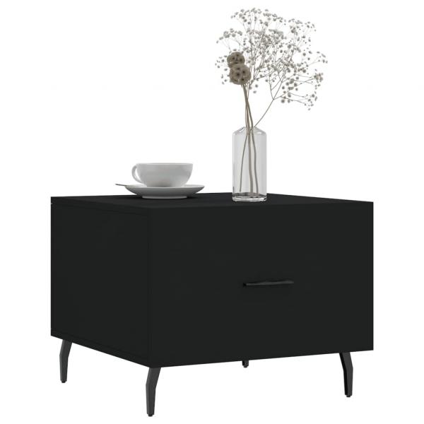 Couchtische 2 Stk. Schwarz 50x50x40 cm Holzwerkstoff