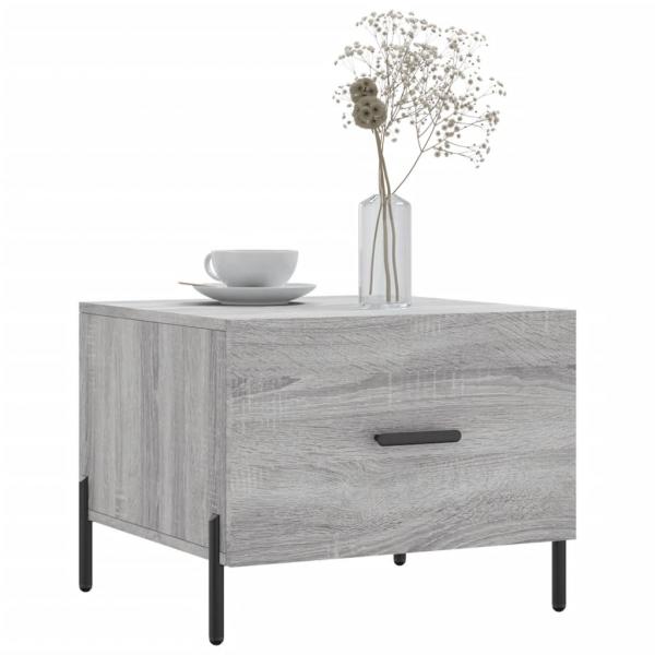 Couchtische 2 Stk. Grau Sonoma 50x50x40 cm Holzwerkstoff