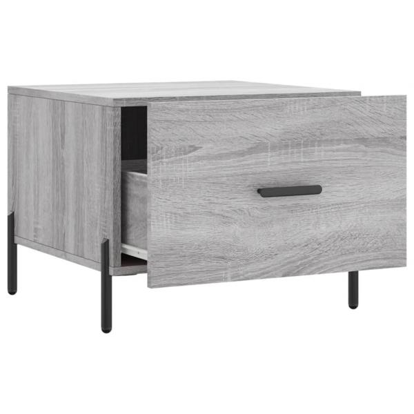 Couchtische 2 Stk. Grau Sonoma 50x50x40 cm Holzwerkstoff