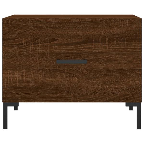 Couchtische 2 Stk. Braun Eichen-Optik 50x50x40 cm Holzwerkstoff