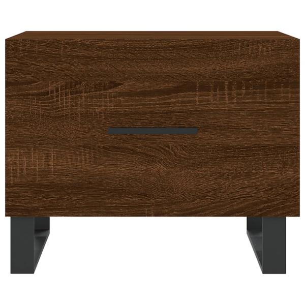 Couchtische 2 Stk. Braun Eichen-Optik 50x50x40 cm Holzwerkstoff