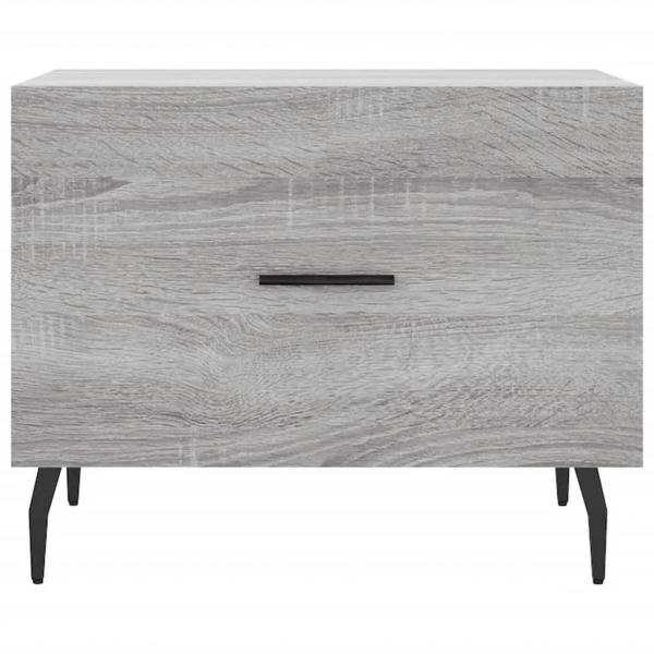 Couchtische 2 Stk. Grau Sonoma 50x50x40 cm Holzwerkstoff