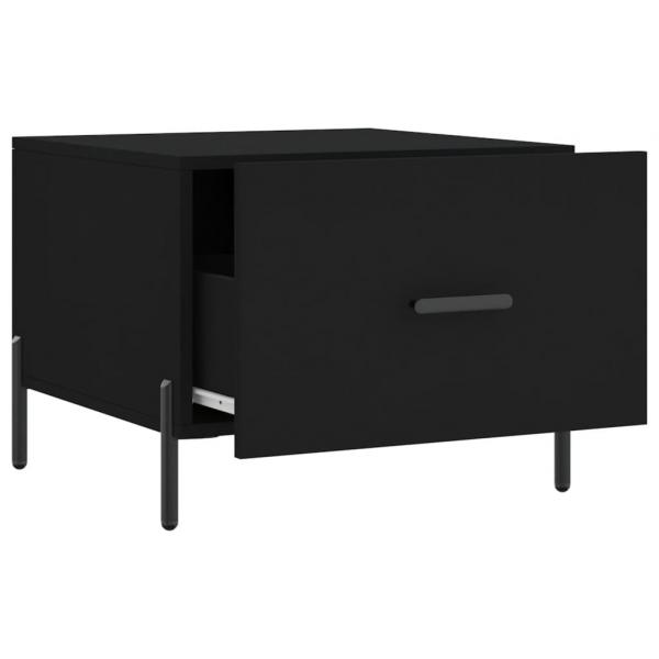 Couchtische 2 Stk. Schwarz 50x50x40 cm Holzwerkstoff