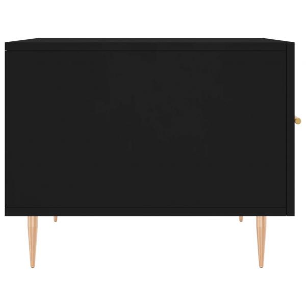 Couchtische 2 Stk. Schwarz 50x50x40 cm Holzwerkstoff