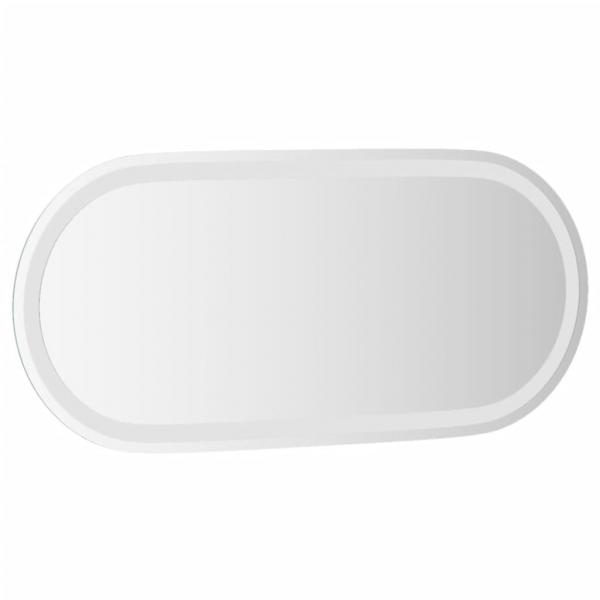 LED-Badspiegel 80x35 cm Oval