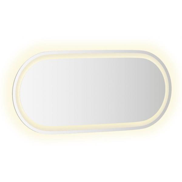 LED-Badspiegel 80x35 cm Oval