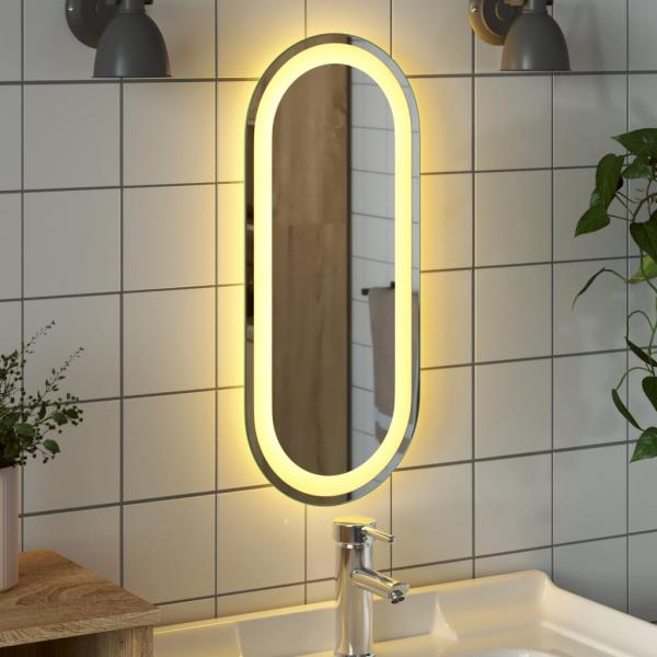 LED-Badspiegel 60x25 cm Oval