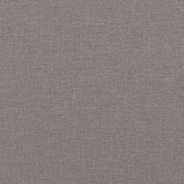 Tagesbett Ausziehbar mit Matratzen Taupe 80x200 cm Stoff