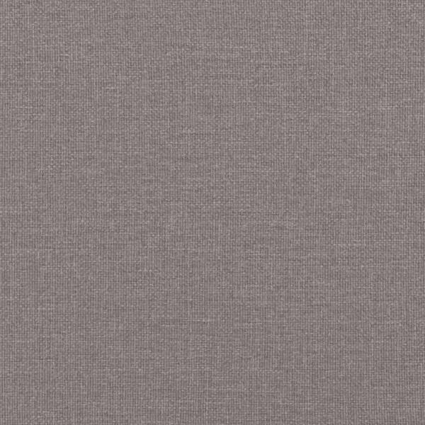 Tagesbett mit Matratze Taupe 90x200 cm Stoff