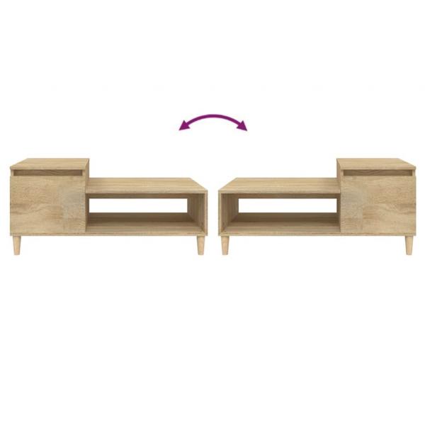 Couchtisch Sonoma-Eiche 100x50x45 cm Holzwerkstoff