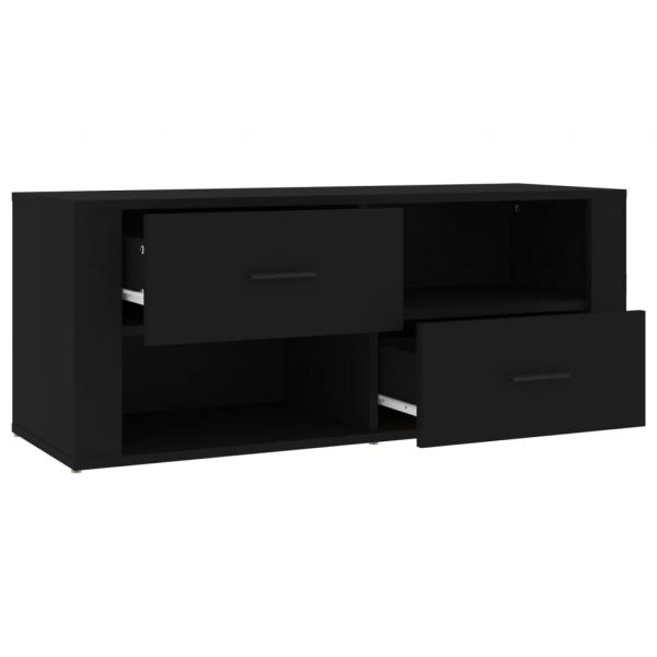 TV-Schrank Schwarz 100x35x40 cm Holzwerkstoff