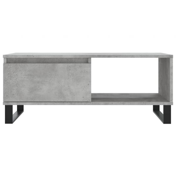 Couchtisch Betongrau 90x50x36,5 cm Holzwerkstoff