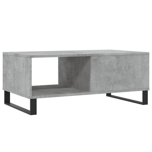 Couchtisch Betongrau 90x50x36,5 cm Holzwerkstoff