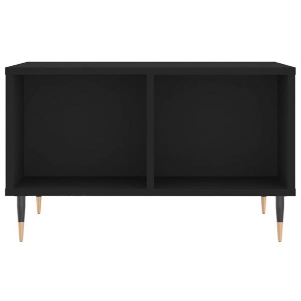 Couchtisch Schwarz 60x50x36,5 cm Holzwerkstoff