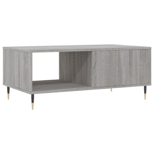 Couchtisch Grau Sonoma 90x50x36,5 cm Holzwerkstoff