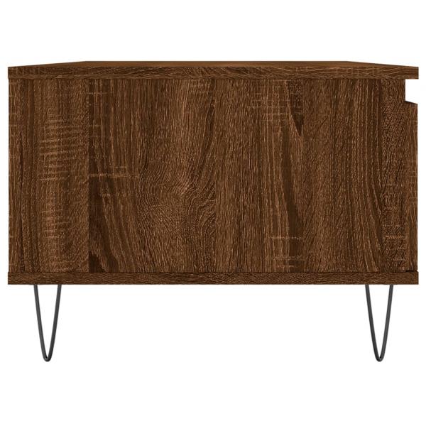 Couchtisch Braun Eichen-Optik 90x50x36,5 cm Holzwerkstoff