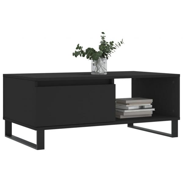 Couchtisch Schwarz 90x50x36,5 cm Holzwerkstoff