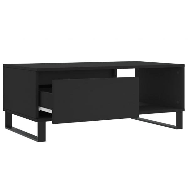 Couchtisch Schwarz 90x50x36,5 cm Holzwerkstoff