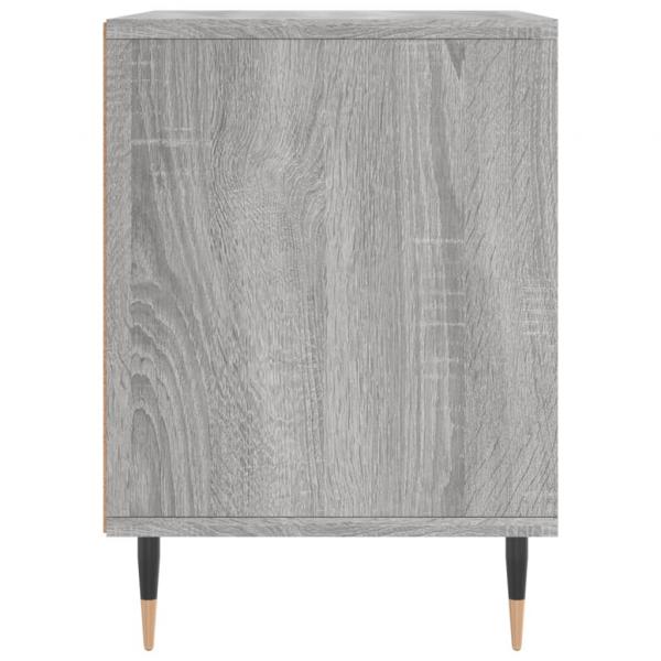 Nachttische 2 Stk. Grau Sonoma 40x35x50 cm Holzwerkstoff