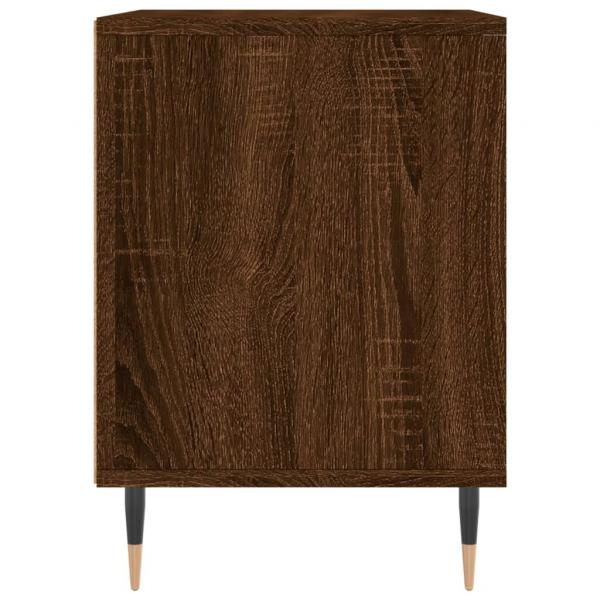 Nachttische 2 Stk. Braun Eichen-Optik 40x35x50 cm Holzwerkstoff