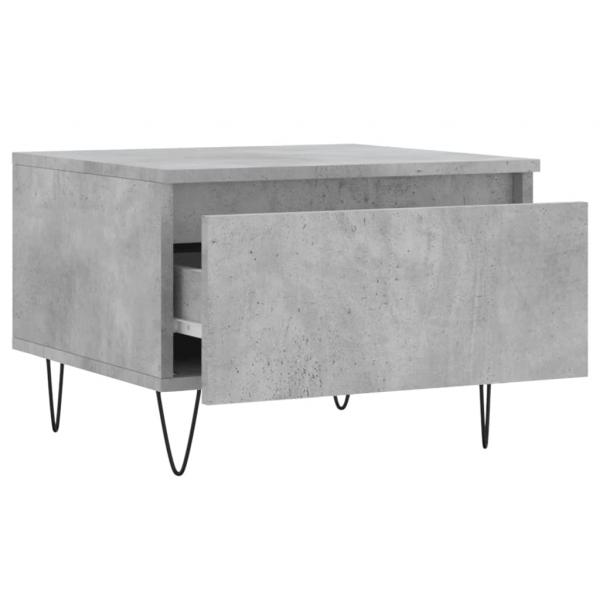 Couchtische 2 Stk. Betongrau 50x46x35 cm Holzwerkstoff