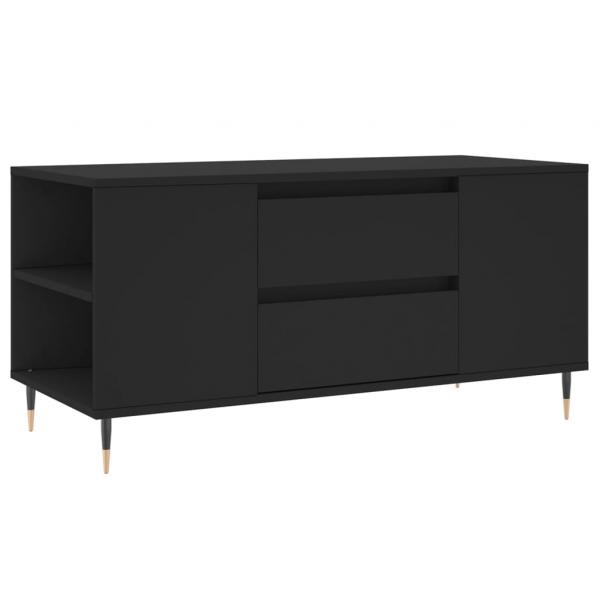 Couchtisch Schwarz 102x44,5x50 cm Holzwerkstoff