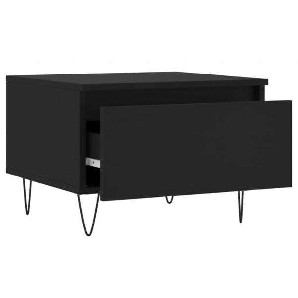 Couchtische 2 Stk. Schwarz 50x46x35 cm Holzwerkstoff