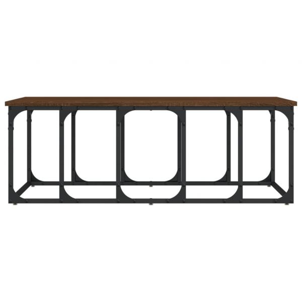 Couchtisch Braun Eichen-Optik 100x50x35,5 cm Holzwerkstoff