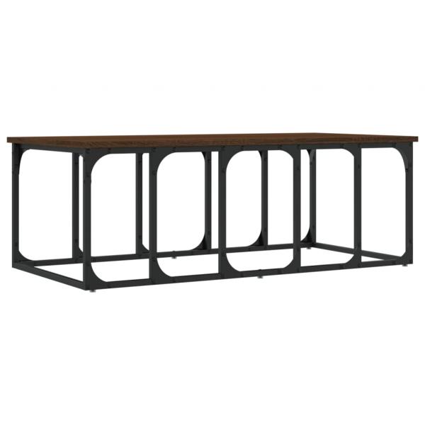 Couchtisch Braun Eichen-Optik 100x50x35,5 cm Holzwerkstoff