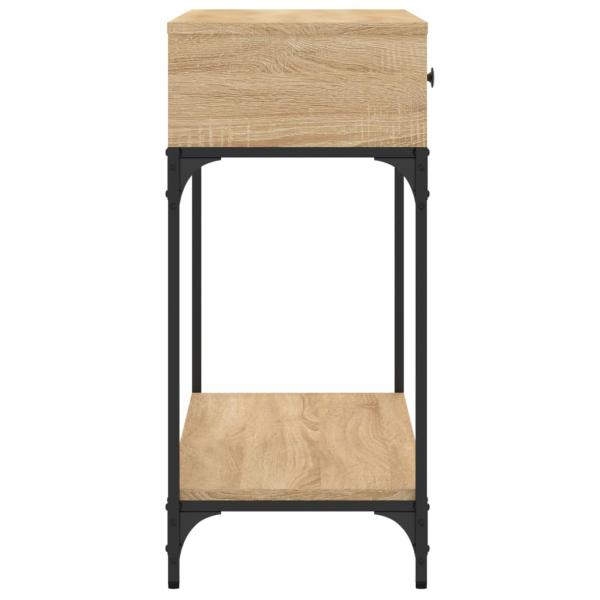 Konsolentisch Sonoma-Eiche 100x34,5x75 cm Holzwerkstoff