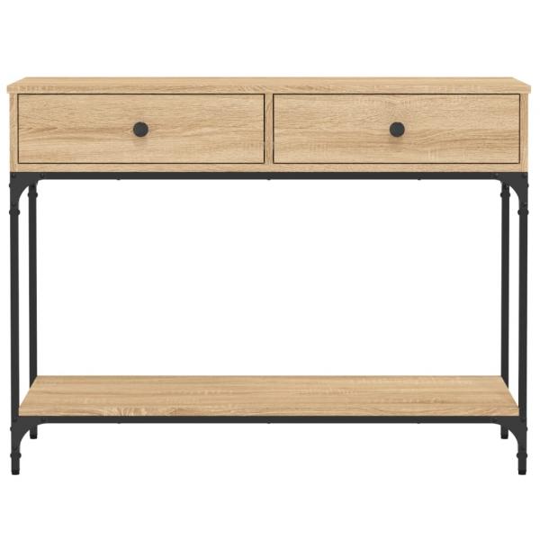 Konsolentisch Sonoma-Eiche 100x34,5x75 cm Holzwerkstoff