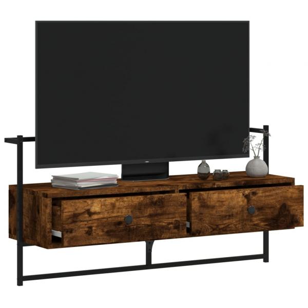 TV-Wandschrank Räuchereiche 100,5x30x51 cm Holzwerkstoff