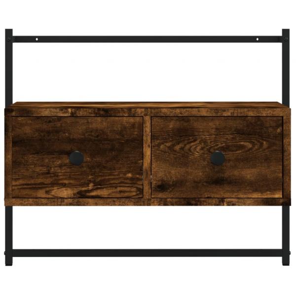 TV-Wandschrank Räuchereiche 60,5x30x51 cm Holzwerkstoff