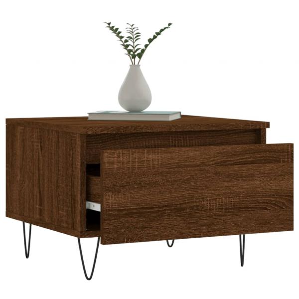 Couchtische 2 Stk. Braun Eichen-Optik 50x46x35 cm Holzwerkstoff